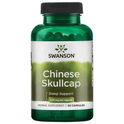 SWANSON Chinese Skullcap - Tarczyca Bajkalska (90 kaps.)