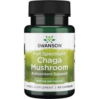 SWANSON Full Spectrum Chaga Mushroom (60 kaps.)