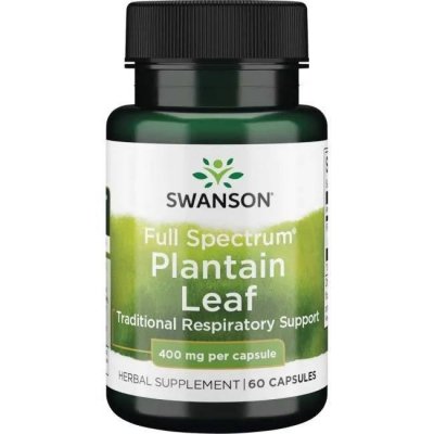 SWANSON Full Spectrum Plantain - Babka zwyczajna (60 kaps.)