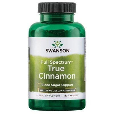 SWANSON Full Spectrum True Cinnamon 300 mg (120 kaps.)