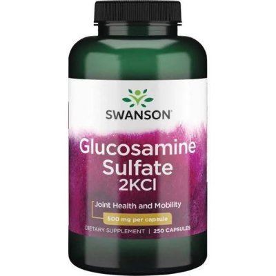 SWANSON Glukozamina 500 mg (250 kaps.)
