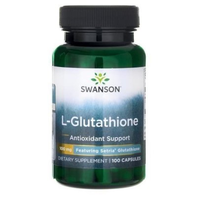 SWANSON L-Glutatihone - L-Glutation zredukowany 100 mg (100 kaps.)