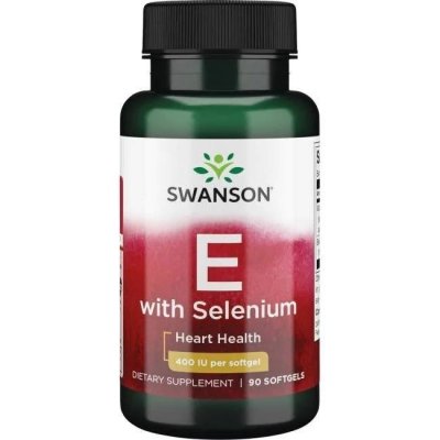 SWANSON Witamina E & Selen (90 kaps.)