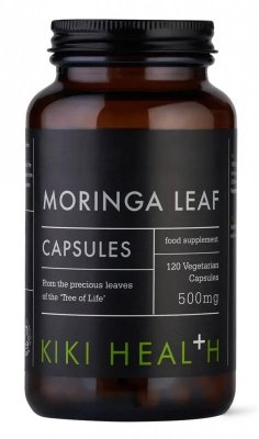 KIKI HEALTH Moringa Leaf - sproszkowane liście Moringi (120 kaps.)