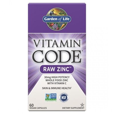 GARDEN OF LIFE Vitamin Code RAW Zinc - Cynk (60 kaps.)