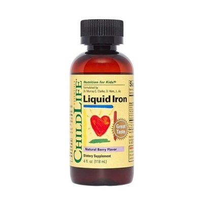 CHILDLIFE Liquid Iron - Żelazo dla dzieci (118 ml)