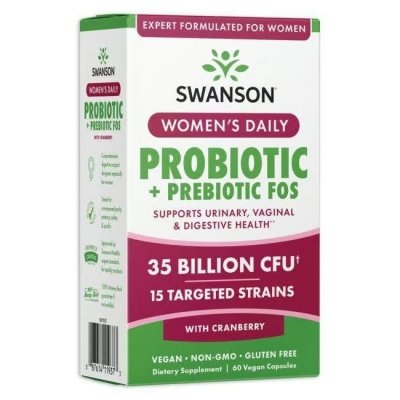 SWANSON Women&#039;s Daily Probiotic + Prebiotic (60 kaps.)