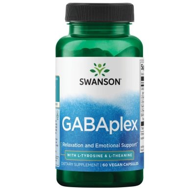 SWANSON GABAplex with L-Tyrosine & L-Theanine (60 kaps.)