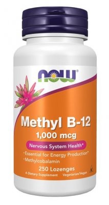 NOW FOODS Methyl B12 1000 mcg (250 tabl.)