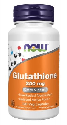 NOW FOODS Glutation 250 mg (120 kaps.)