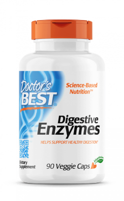 DOCTOR'S BEST Digestive Enzymes - Enzymy Trawienne (90 kaps.)