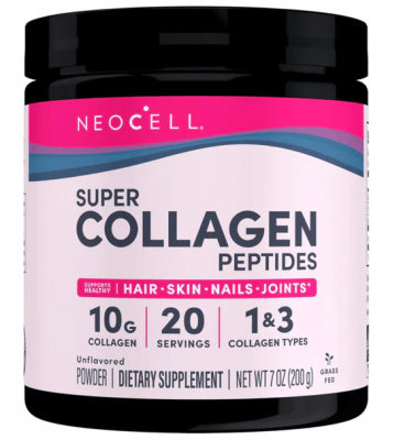 NEOCELL Super Collagen Peptides Type 1 &amp; 3, Unflavored - 200 grams