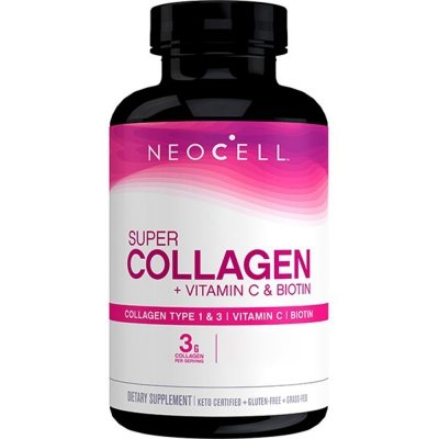 NEOCELL Super Collagen + Vitamin C &amp; Biotin (180 tabl.)