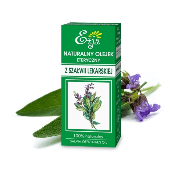 Naturalny olejek eteryczny z szałwii lekarskiej, 10 ml