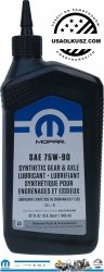 Olej mostu MOPAR MS-8985 MS8985 75W90 75W-90 Dodge RAM 2500 3500 2009-2012 5102232AA
