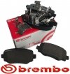 Tylne klocki BREMBO + WIERCONE NACINANE tarcze hamulcowe RED Jeep Renegade -2022