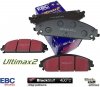 Klocki hamulcowe przednie EBC Ultimax2 Dodge Caliber SRT 2,4 Turbo
