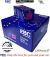 Przednie klocki Ultimax2 + tarcze hamulcowe EBC seria PREMIUM GMC Yukon XL 2500 2000-2013
