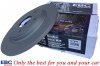 Tylne klocki GreenStuff + tarcze hamulcowe 305mm EBC seria PREMIUM Dodge Caravan 2008-