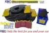 Przednie klocki YellowStuff + tarcze hamulcowe EBC seria USR Ford Mustang 5,0 V8 2015-