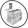 Oring tulei cienki brązowy 1,70mm Jeep Liberty CRD -2007 46320241A