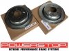 Tylne klocki Z36 + WIERCONE tarcze hamulcowe 6 szpilek manualny ręczny POWERSTOP Ford F-150 F150 2012-