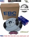 Przednie klocki Ultimax2 + tarcze hamulcowe EBC seria PREMIUM Chrysler Aspen