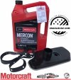 Syntetyczny olej Motorcraft MERCON V oraz filtr automatycznej skrzyni biegów A4LD Ford Aerostar 4X4