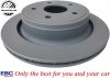 Tylne klocki YellowStuff + tarcze hamulcowe EBC PREMIUM Dodge RAM 1500 2003-