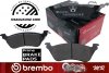 Tylne klocki BREMBO + WIERCONE NACINANE tarcze hamulcowe RED Dodge Caravan -2007