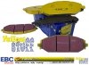 Przednie klocki EBC YellowStuff + tarcze hamulcowe DBA 4000 T3 RAM 1500 DT 2019-