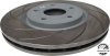 Przednia NACINANA wentylowana tarcza hamulcowa 330mm SILVER Dodge Caravan 2012-