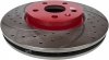Przednia WIERCONA NACINANA tarcza hamulcowa RED 321mm GMC Terrain 2010-
