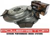 Tylne klocki Z36 + WIERCONE tarcze hamulcowe 6 szpilek automatyczny ręczny POWERSTOP Ford F-150 F150 2015-2017