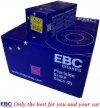Przednie klocki YellowStuff + tarcze hamulcowe EBC seria PREMIUM Chrysler Aspen