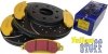 Przednie klocki YellowStuff + NAWIERCANE NACINANE tarcze hamulcowe 330mm EBC seria GD GMC Yukon 2007-2008