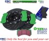 Przednie klocki GreenStuff + tarcze hamulcowe EBC Racing Dodge Charger SRT Hellcat -2020