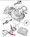 Uszczelka elektrozaworów skrzyni A604 Chrysler New Yorker