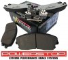 Przednie klocki Z26 + WIERCONE nacinane tarcze hamulcowe POWERSTOP 320mm Dodge Charger