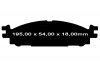 Przednie klocki YellowStuff + tarcze hamulcowe 325mm EBC seria Premium Ford Explorer 2011-2019