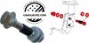 Śruba regulacji kąta pochylenia koła mimośród 14mm  Chrysler Voyager Town Country 1996-2016