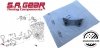 Prowadnica dolnego centralnego łańcucha rozrządu silnika górna Buick Rendezvous 3,6 V6 2004-2006