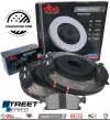 Przednie klocki STREET SERIES + tarcze hamulcowe 350mm DBA seria 4000 T3 Jeep Grand Cherokee 2011-