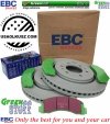 Przednie klocki GreenStuff + tarcze hamulcowe EBC seria Premium Ford Expedition 2011-2021
