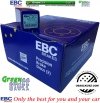 Tylne klocki GreenStuff + tarcze hamulcowe EBC seria Premium Honda Odyssey 2005-2010