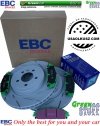 Przednie klocki GreenStuff + tarcze hamulcowe 345mm EBC seria USR Dodge Magnum