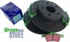 Tylne klocki GreenStuff + tarcze hamulcowe 280mm EBC seria Premium Ford Kuga 2013-2016