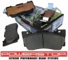 Przednie klocki + WIERCONE tarcze hamulcowe 352mm POWERSTOP Ford Mustang 2015-