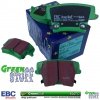 Tylne klocki GreenStuff + NIE WENTYLOWANE tarcze hamulcowe EBC seria PREMIUM Dodge Magnum RWD