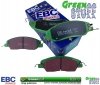 Przednie klocki GreenStuff + tarcze hamulcowe 316mm EBC seria PREMIUM Ford Mustang 2005-2014